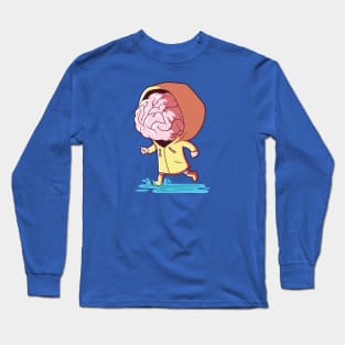 Cute Cartoon Brain Storm Long Sleeve T-Shirt